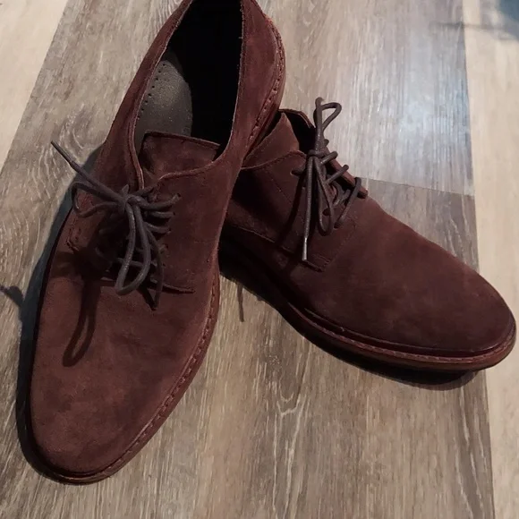 Cole Haan | Shoes | Cole Haan Mens Suede Oxfords Dark Brown  display picture 2